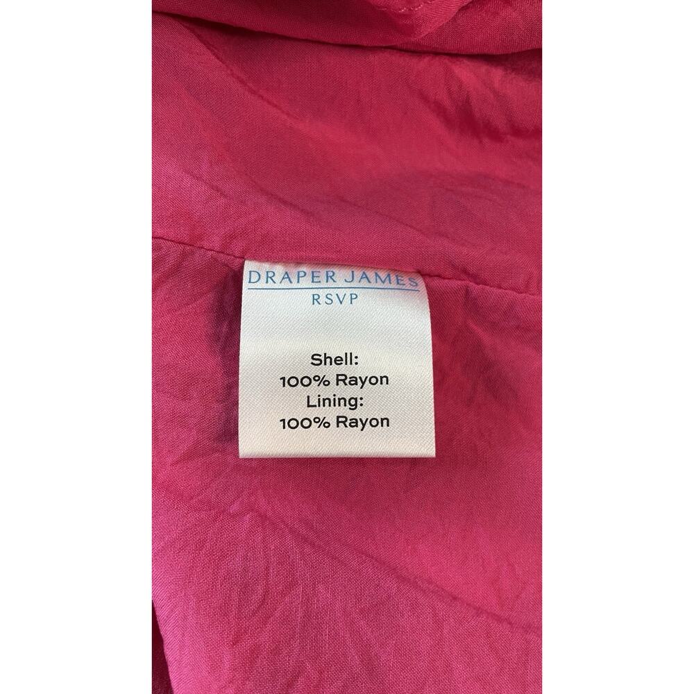 Draper James RSVL Floral Smocked Preppy Cottagecore Mini Dress Pink Blue Large L - Picture 9 of 11